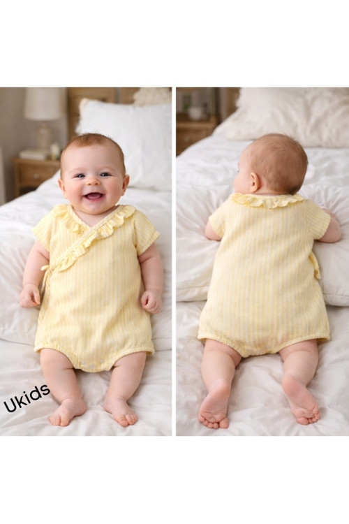 Body Cruzado Art.4629 'Rayas' Vainilla