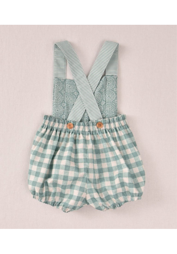 Peto Estampado Bebé Niño Color Turquesa