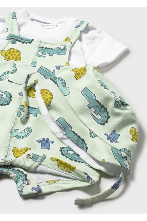 Conj. Peto Y Gorro Punto Manzana