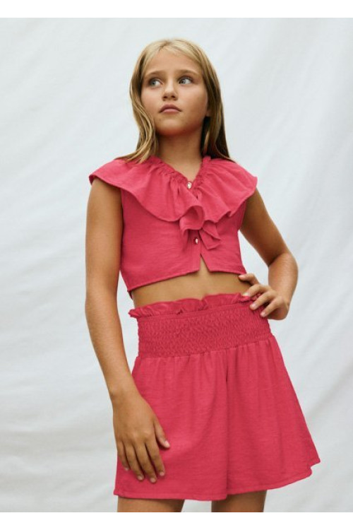 Conj. Short Volante Coral