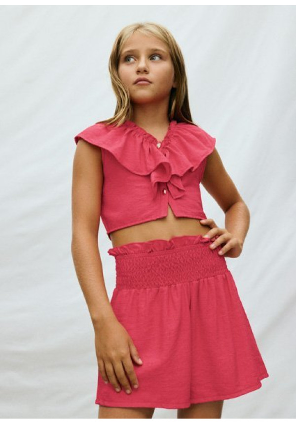Conj. Short Volante Coral