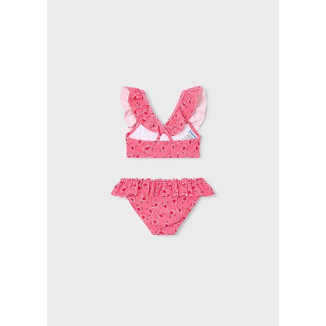 Bikini Estructura Estampado Geranio