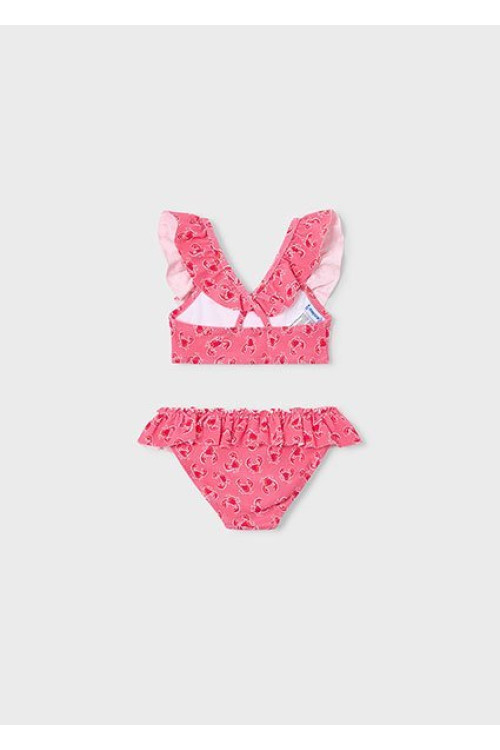 Bikini Estructura Estampado Geranio