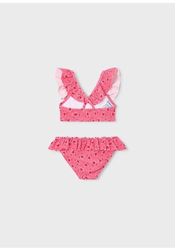 Bikini Estructura Estampado Geranio
