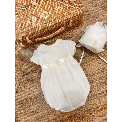 Pelele Plumeti Lazo Central Beige