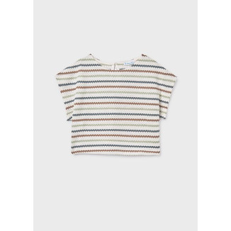 Top Imitacion Crochet Hueso-Arci