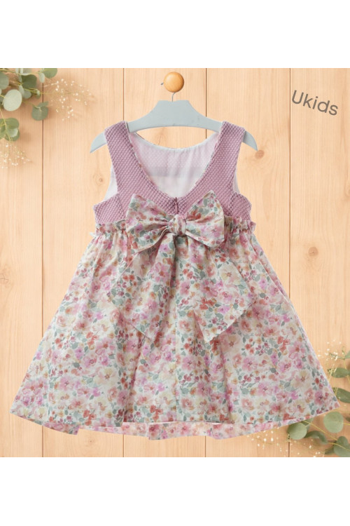 Vestido Infantil Art.0507 'Familia Sakura' Rosa Dulce