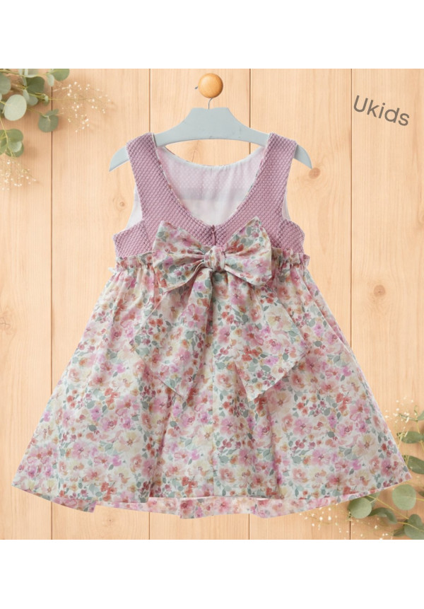 Vestido Infantil Art.0507 'Familia Sakura' Rosa Dulce