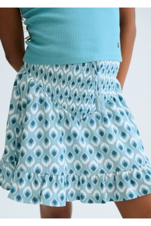 Falda Estampada Alga