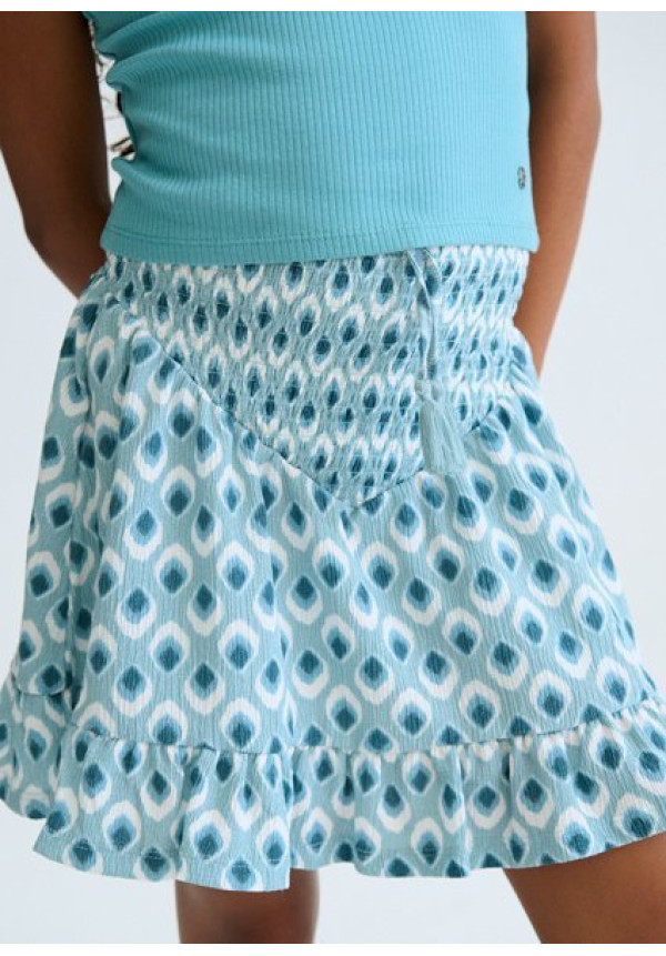 Falda Estampada Alga