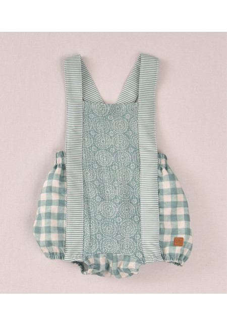 Peto Estampado Bebé Niño Color Turquesa
