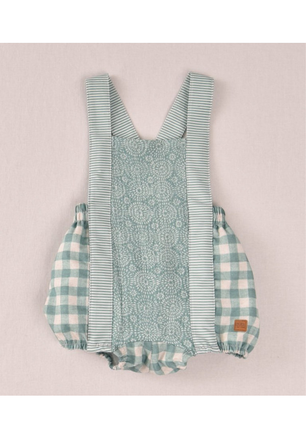 Peto Estampado Bebé Niño Color Turquesa