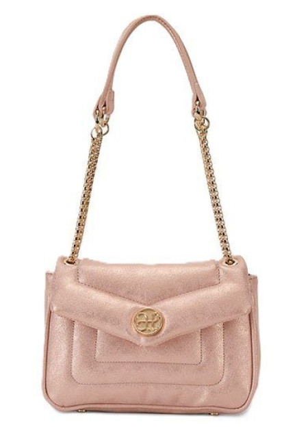Bolso acolchado rosa brill