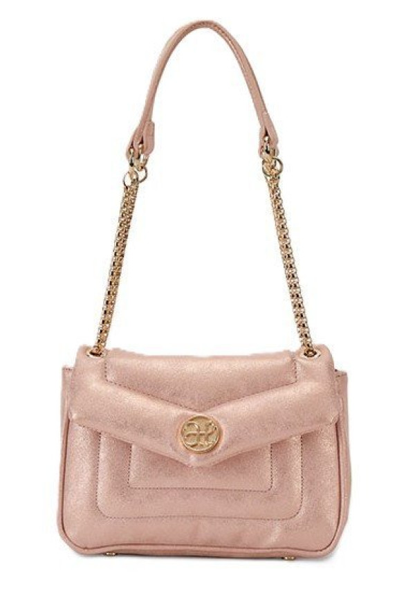 Bolso acolchado rosa brill