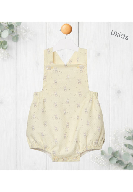 Peto Corto Niño Estampado 'Albor' Amarillo