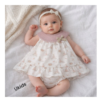 Jesusin Con Braguita Art.0181 'Familia Irina' Rosa Empolvado