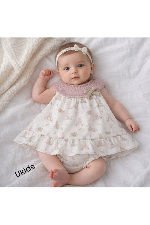 Jesusin Con Braguita Art.0181 'Familia Irina' Rosa Empolvado