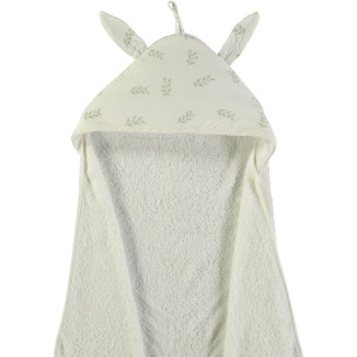 Capa Baño Rizo Orejitas Xl Towel Sakura  Color Forest