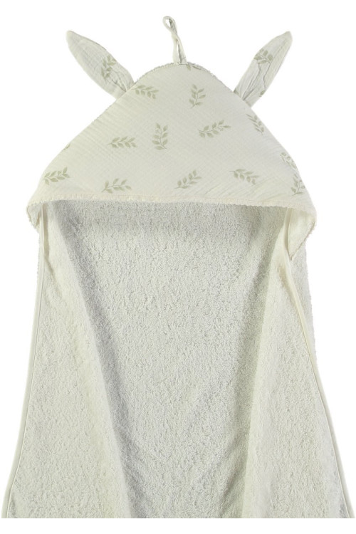 Capa Baño Rizo Orejitas Xl Towel Sakura  Color Forest