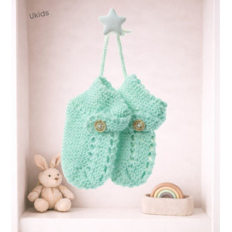 Patucos Bebe Art.8418 Verde Agua