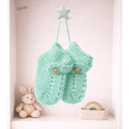 Patucos Bebe Art.8418 Verde Agua