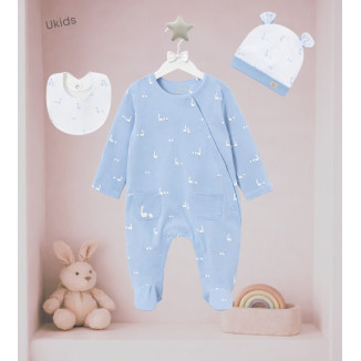 Set Regalo Pijama Largo Cielo