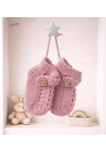 Patucos Bebe Art.8418 Rosa Empolvado