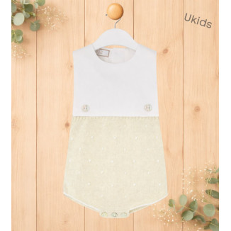 Ranita Pto/Tela 'Nectar' Amarillo/Blanco