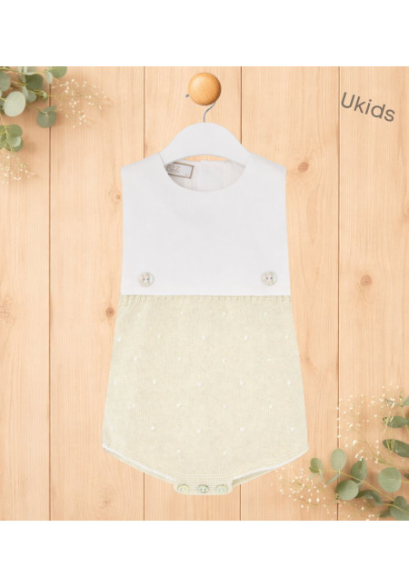 Ranita Pto/Tela 'Nectar' Amarillo/Blanco