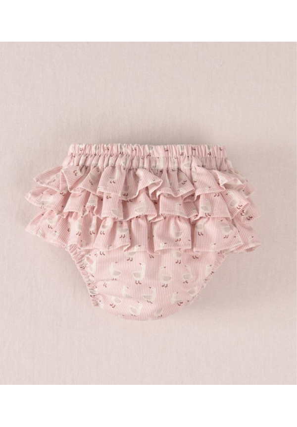 Conjunto Blusa Braguita Bebé Niña Color Rosa