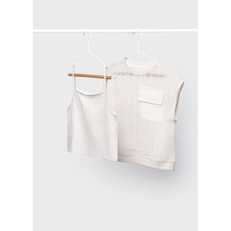 Twin Set Bolsillo Hueso