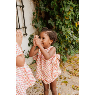 Conjunto Braga Bebé Niña Color  Color Fresa