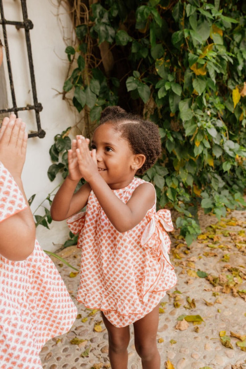 Conjunto Braga Bebé Niña Color  Color Fresa