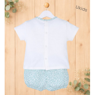 Conjunto 2 Piezas Bebé Niña Color  Color Verde