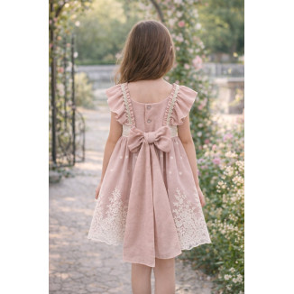 Vestido Bambula Color Salmón