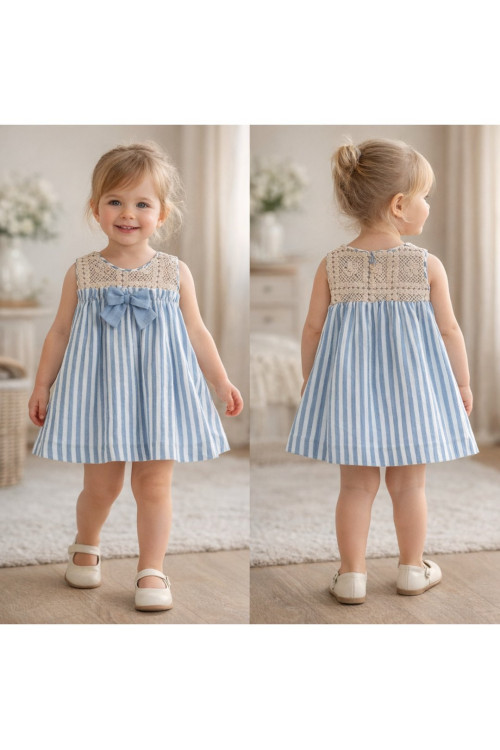 Vestido Bebe Con Braguita Art.0327 'Familia Nagare' Nautico