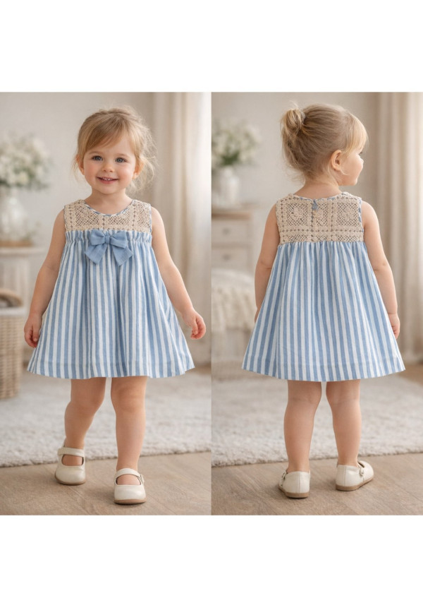 Vestido Bebe Con Braguita Art.0327 'Familia Nagare' Nautico