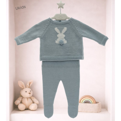 Conjunto Punto Bebe Art. 2016 Verde Seda