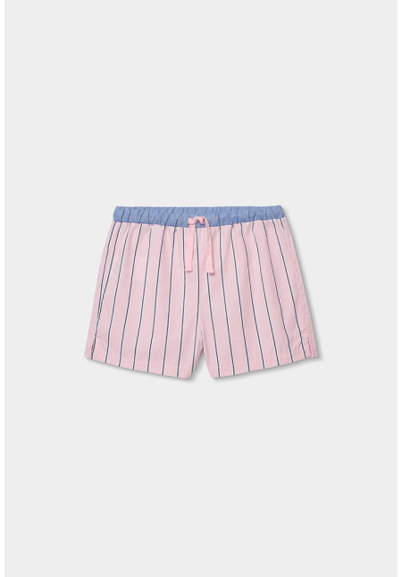 Pijama Punto Combinado Niña Rosa