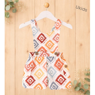 Peto Corto Étnico Bebé Niña Color Varios