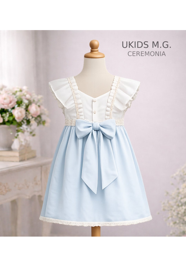Vestido Talle Alto Bambula Hielo