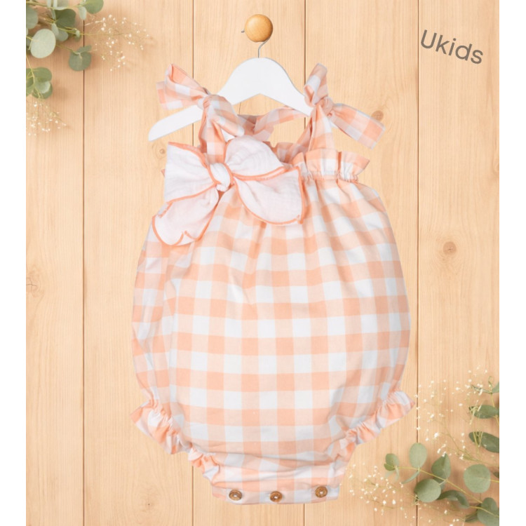 Ranita Bebé Niña. Color Mandarina