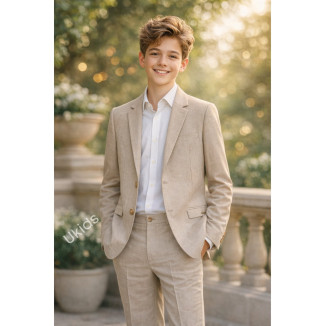 Traje De Chaqueta Niño Color Color Coco