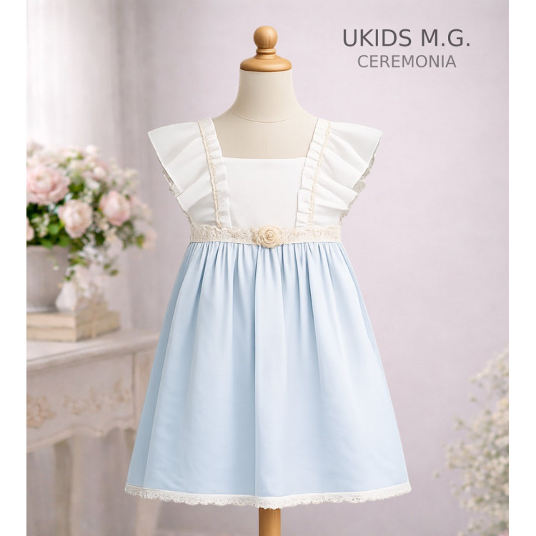 Vestido Talle Alto Bambula Hielo