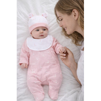 Set Regalo Pijama Largo Rosa Baby