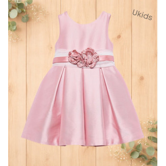 Vestido Mikado Rosa