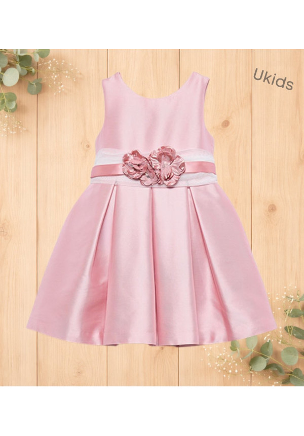Vestido Mikado Rosa