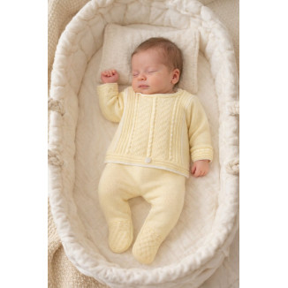 Cto Jubón 003-123522 + Polaina Amarillo/Blanco