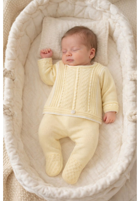 Cto Jubón 003-123522 + Polaina Amarillo/Blanco