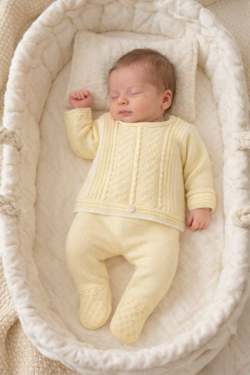 Cto Jubón 003-123522 + Polaina Amarillo/Blanco